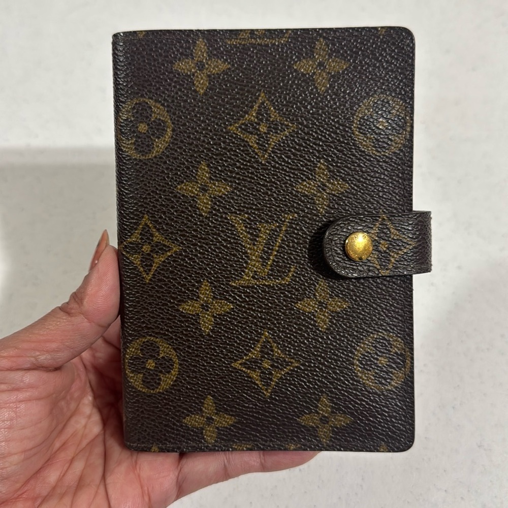 Louis Vuitton PM Agenda Authentic Brown Monogram with Papers - Picture 1 of 15